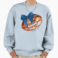 Football Mom Blue Coquette Bows Sweatshirt - Trendy Graphic Men Women - T-Shirt, Sweatshirt, Hoodie
