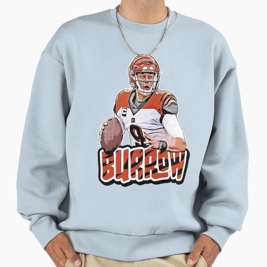 Burrow Sweatshirt - Trendy Graphic Men Women - T-Shirt, Sweatshirt, Hoodie