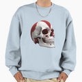 Laughing Skull Sweatshirt - Minimalist Print Men Women - T-Shirt, Sweatshirt, Hoodie