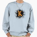 Monogram K Grunge Black Grunge Sweatshirt - Trendy Graphic Men Women - T-Shirt, Sweatshirt, Hoodie