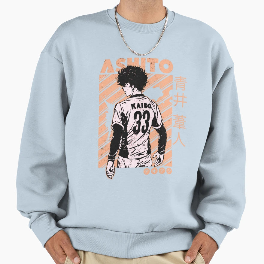Ashito Aoi Aoashi T-Shirt - Fun Novelty Design for Adults - T-Shirt, Sweatshirt, Hoodie