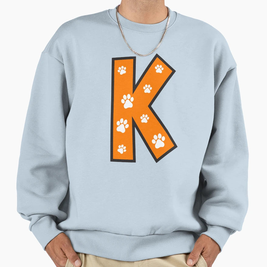 Paw Alphabet Sweatshirt - Fun Novelty Design for Adults - T-Shirt, Sweatshirt, Hoodie