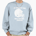 Funny Football Player Drinking Team Sweatshirt - Minimalist Print Unisex - T-Shirt, Sweatshirt, Hoodie