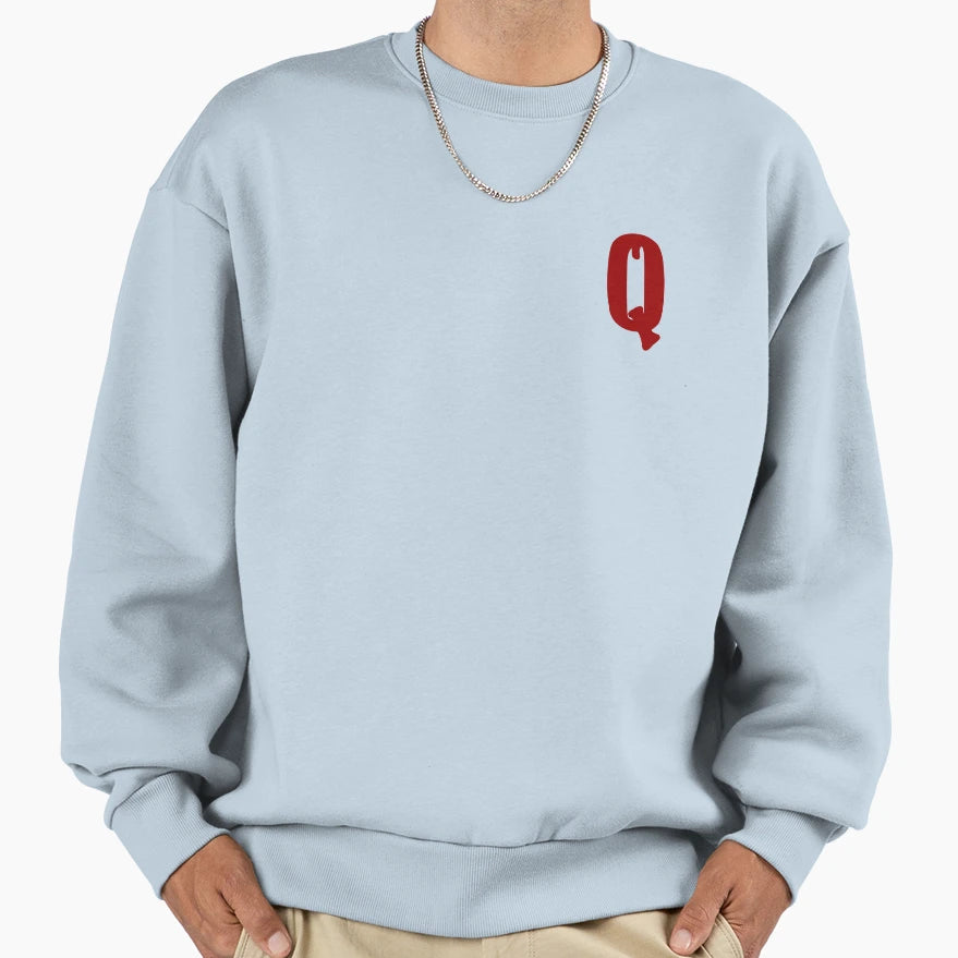 Spooky Drip Q Sweatshirt - Novelty Apparel Men Women - T-Shirt, Sweatshirt, Hoodie