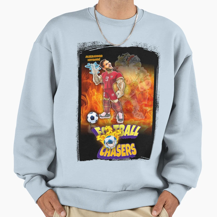 Caricature Aleksandar Mitrovic Sweatshirt - Custom Art Print Unisex - T-Shirt, Sweatshirt, Hoodie