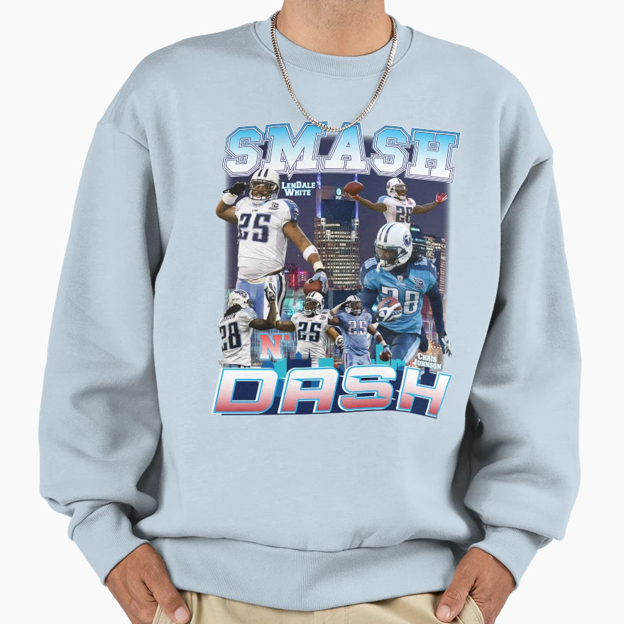 Smash N Dash Sweatshirt - Novelty Apparel for Adults - T-Shirt, Sweatshirt, Hoodie