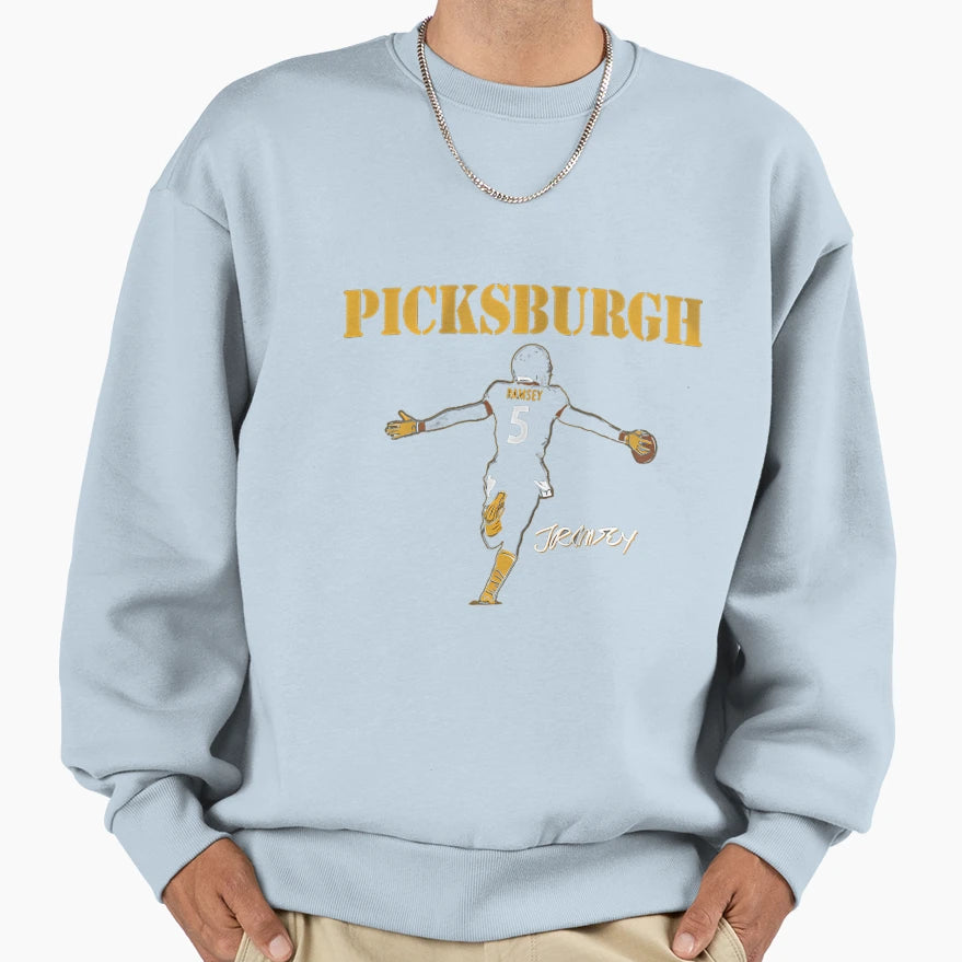 Jalen Ramsey Picksburgh Sweatshirt - Minimalist Print Unisex - T-Shirt, Sweatshirt, Hoodie