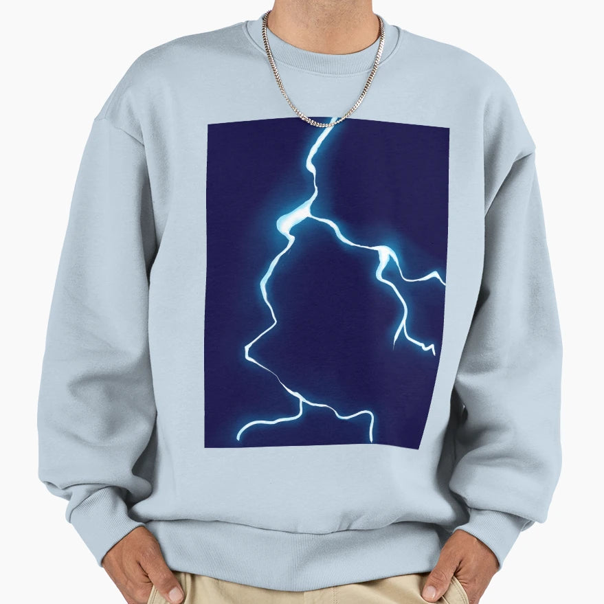Lightning Sweatshirt - Custom Art Print for Adults - T-Shirt, Sweatshirt, Hoodie
