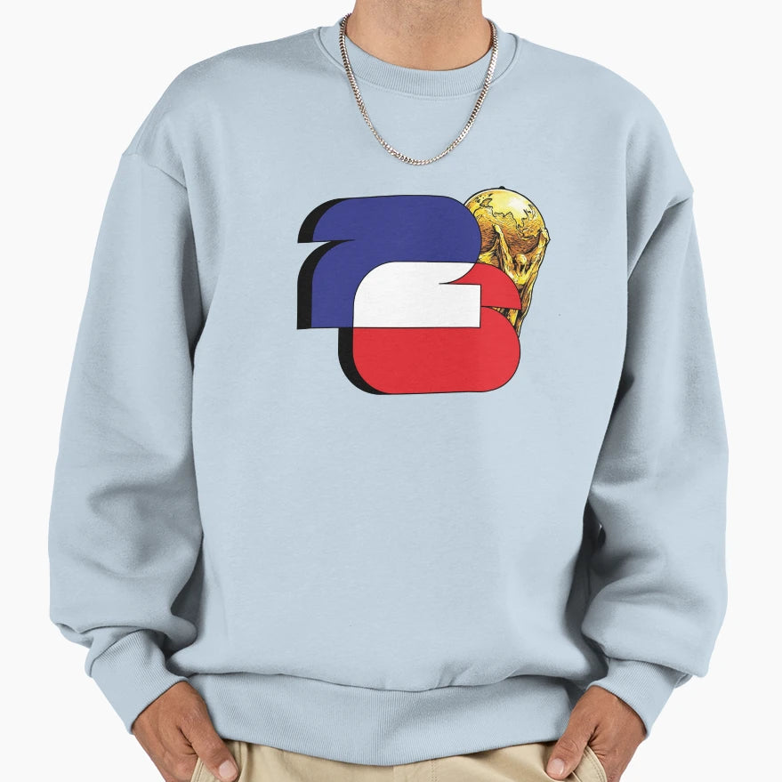 France Futbol Sweatshirt - Custom Art Print Unisex - T-Shirt, Sweatshirt, Hoodie