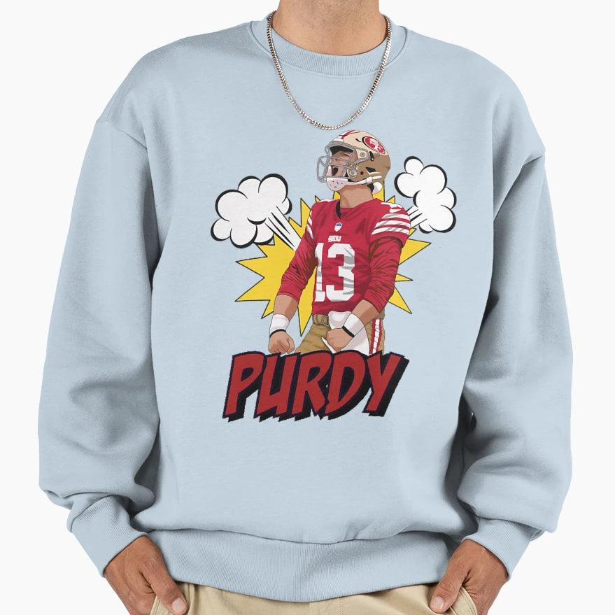 Purdy Sweatshirt - Trendy Graphic Unisex - T-Shirt, Sweatshirt, Hoodie