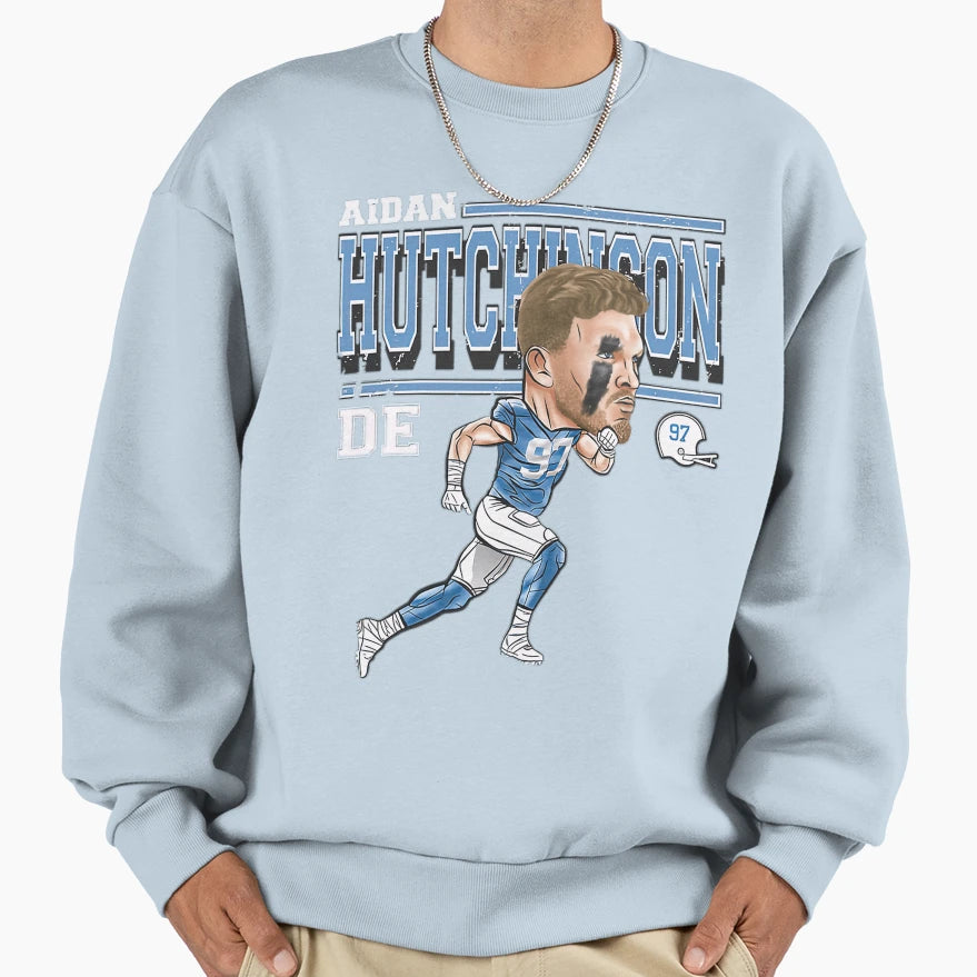 AH Detroit Cartoon Sweatshirt - Fun Novelty Design Men Women - T-Shirt, Sweatshirt, Hoodie