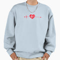 Funny Heart Beats Nurse Medical Sweatshirt - Custom Art Print for Adults - T-Shirt, Sweatshirt, Hoodie