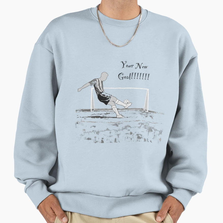 Goal Mark Sweatshirt - Unique Graphic Unisex - T-Shirt, Sweatshirt, Hoodie