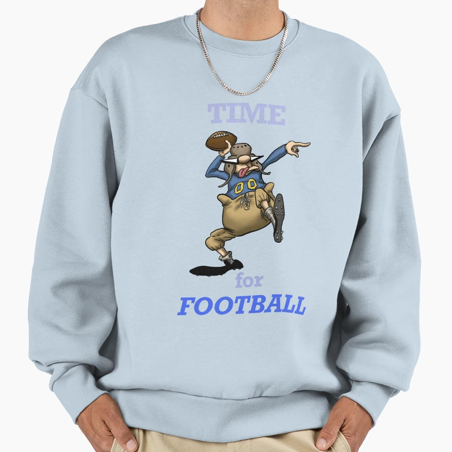 Spectickles Time Football Humorous Sweatshirt - Unique Graphic Men Women - T-Shirt, Sweatshirt, Hoodie