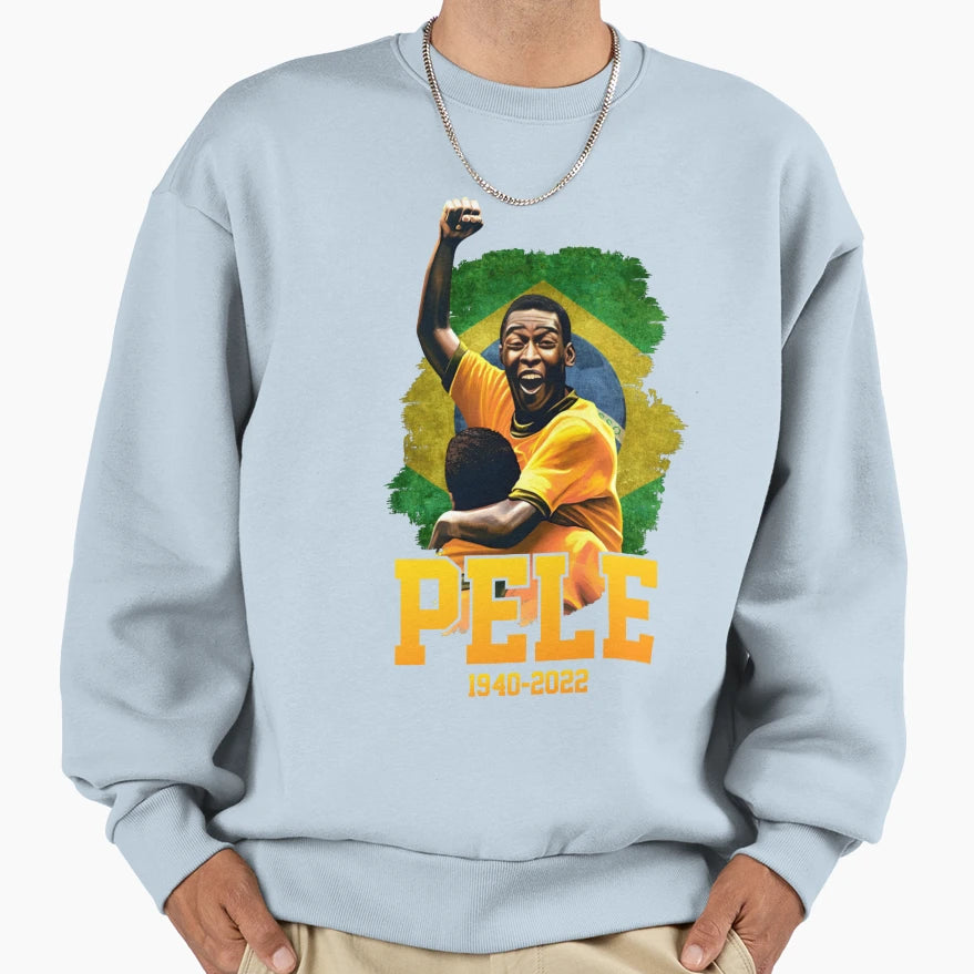 Pele Legend 1940 2022 Sweatshirt - Aesthetic Graphic Men Women - T-Shirt, Sweatshirt, Hoodie