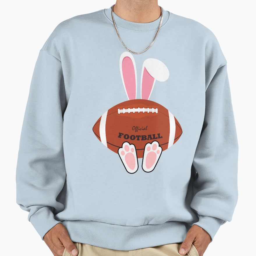 Easter Happy Easter Easter Bunny Sweatshirt - Graphic Print Unisex - T-Shirt, Sweatshirt, Hoodie