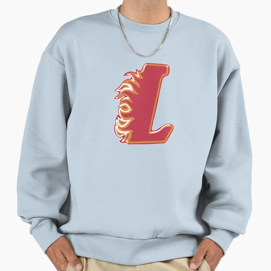 Flames Sweatshirt - Fun Novelty Design Men Women - T-Shirt, Sweatshirt, Hoodie