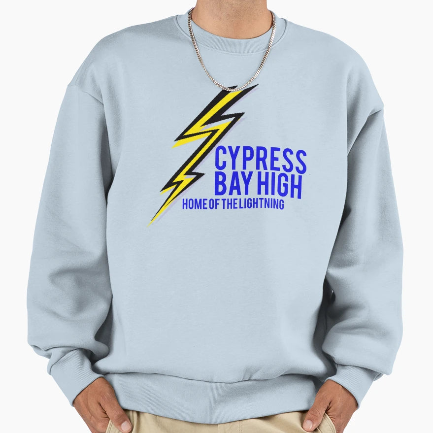 Cypress Bay High School Sweatshirt - Custom Art Print for Adults - T-Shirt, Sweatshirt, Hoodie