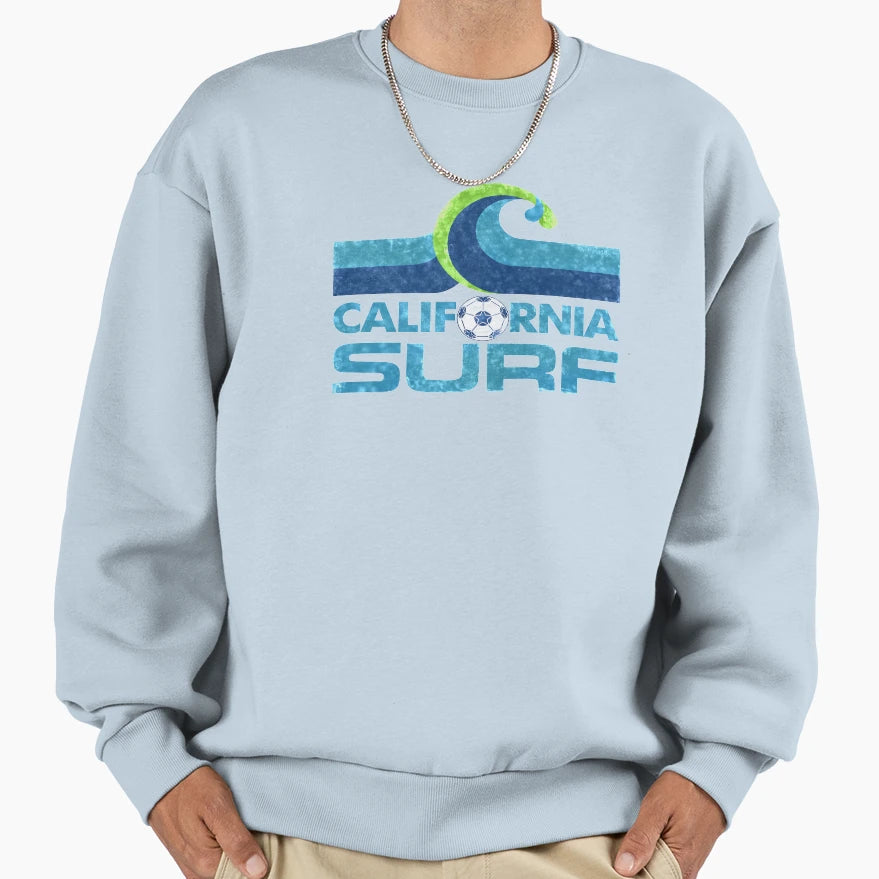 California Surf Soccer Sweatshirt - Fun Novelty Design for Adults - T-Shirt, Sweatshirt, Hoodie