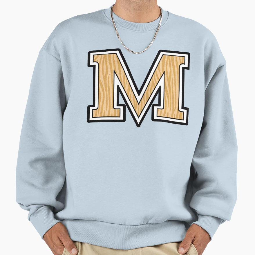 M Red Tabby Mackerel Sweatshirt - Fun Novelty Design Unisex - T-Shirt, Sweatshirt, Hoodie