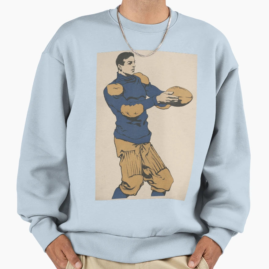 Leatherhead Football Player Sweatshirt - Custom Art Print Men Women - T-Shirt, Sweatshirt, Hoodie