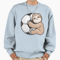 Soccer Adorable Sloth Loves Sweatshirt - Aesthetic Graphic for Adults - T-Shirt, Sweatshirt, Hoodie