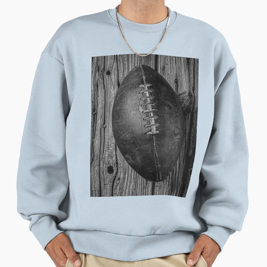 Old Football Sweatshirt - Minimalist Print for Adults - T-Shirt, Sweatshirt, Hoodie