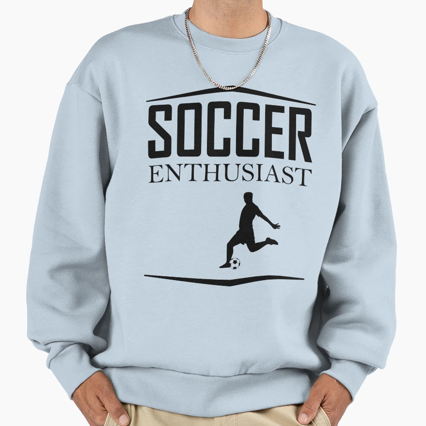 Soccer Enthusiast Sweatshirt - Custom Art Print Unisex - T-Shirt, Sweatshirt, Hoodie