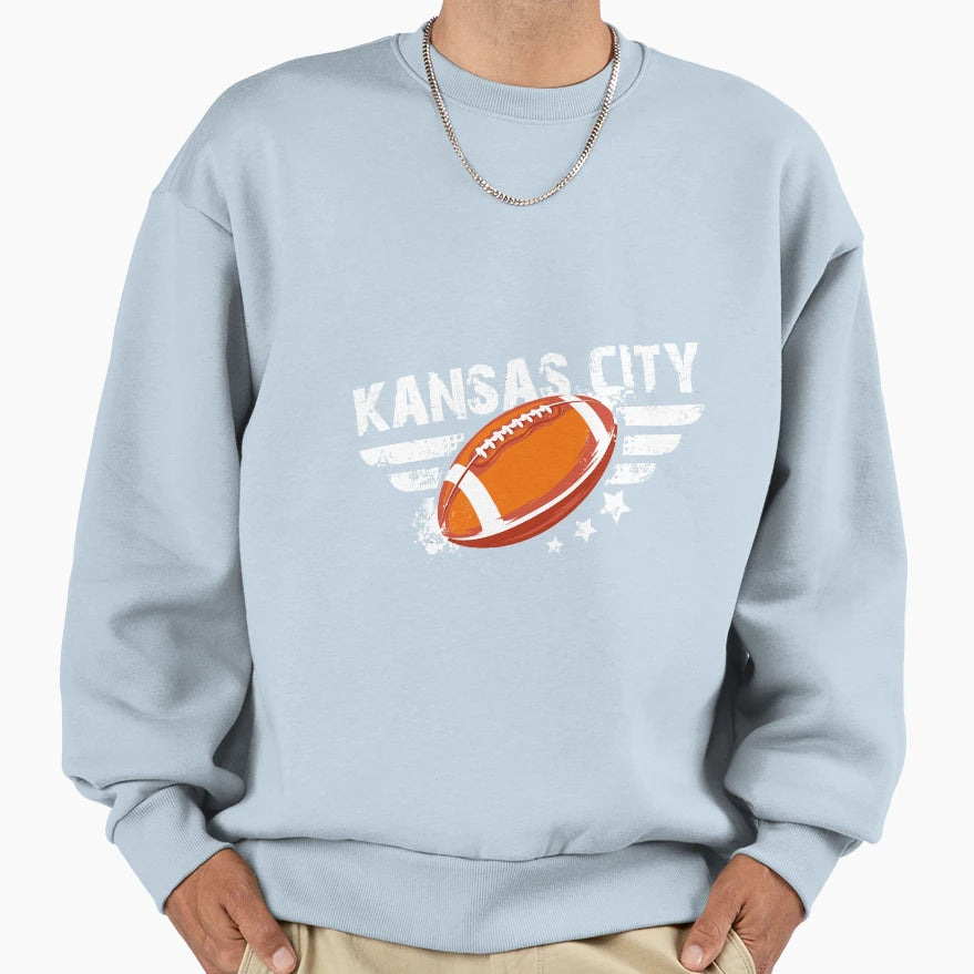 Kansas City Football Sweatshirt - Novelty Apparel Men Women - T-Shirt, Sweatshirt, Hoodie