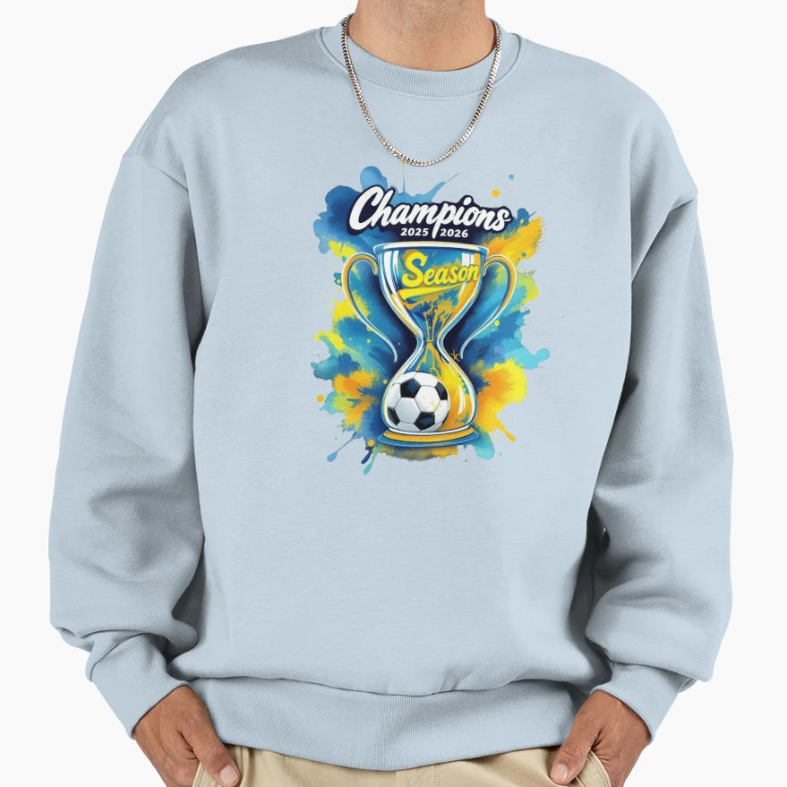 Soccer Champions Trophy Fantasy Sweatshirt - Fun Novelty Design for Adults - T-Shirt, Sweatshirt, Hoodie