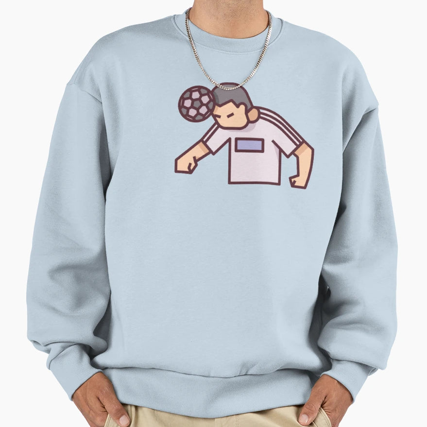 Football Player Sweatshirt - Aesthetic Graphic for Adults - T-Shirt, Sweatshirt, Hoodie