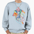 Art Colorful Drawing American Football Sweatshirt - Trendy Graphic Unisex - T-Shirt, Sweatshirt, Hoodie