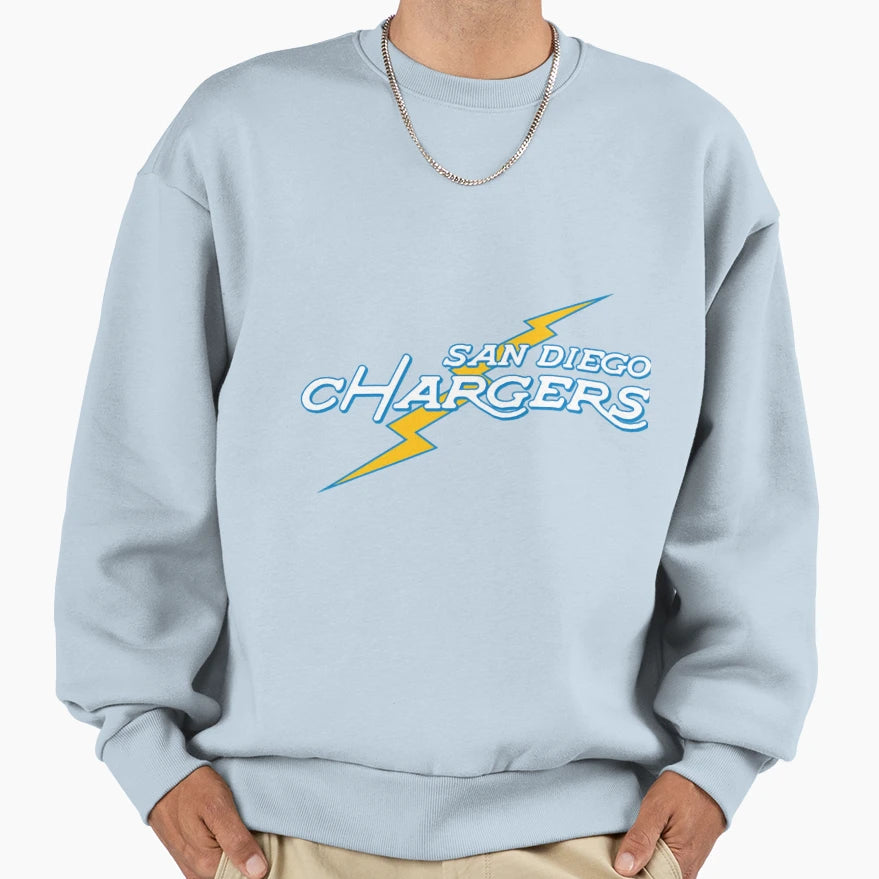 San Diegos Chargers Sweatshirt - Aesthetic Graphic for Adults - T-Shirt, Sweatshirt, Hoodie