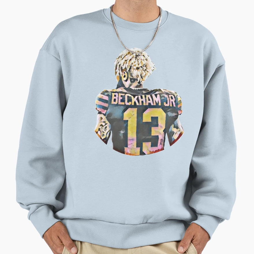 Odell Beckham Jr Digital Art Sweatshirt - Novelty Apparel Unisex - T-Shirt, Sweatshirt, Hoodie