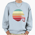 Sunset Football Helmet Sweatshirt - Custom Art Print Men Women - T-Shirt, Sweatshirt, Hoodie