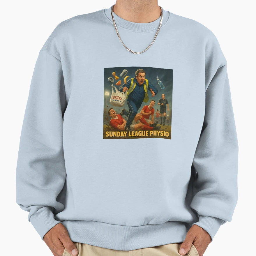 Sunday League Physio Sweatshirt - Graphic Print Unisex - T-Shirt, Sweatshirt, Hoodie
