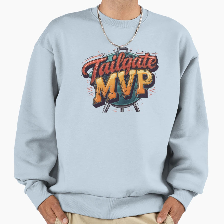 Tailgate Mvp Football Sweatshirt - Aesthetic Graphic Men Women - T-Shirt, Sweatshirt, Hoodie