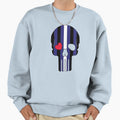 Leather Pride Skull Sweatshirt - Minimalist Print Men Women - T-Shirt, Sweatshirt, Hoodie