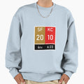 Kansas City Superbowl Score Sweatshirt - Fun Novelty Design Unisex - T-Shirt, Sweatshirt, Hoodie