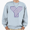 Y Bold Alphabet Art Sweatshirt - Minimalist Print for Adults - T-Shirt, Sweatshirt, Hoodie