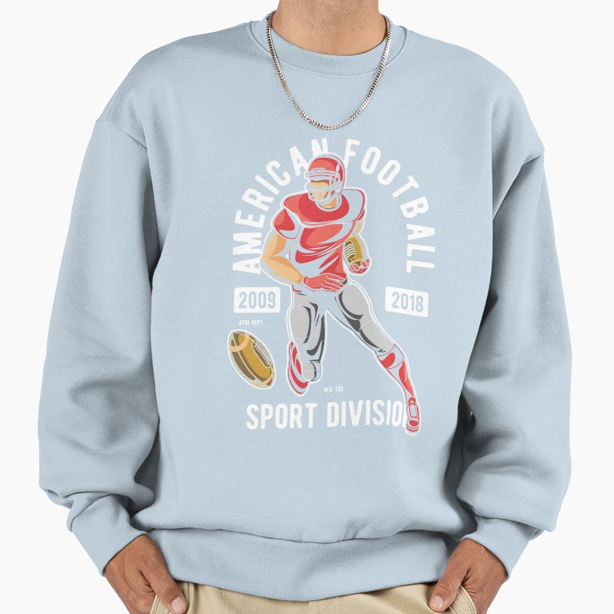 American Football Sweatshirt - Casual Everyday Wear for Adults - T-Shirt, Sweatshirt, Hoodie