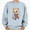 Football Cat Sweatshirt - Casual Everyday Wear for Adults - T-Shirt, Sweatshirt, Hoodie