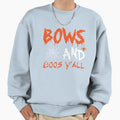 Bows And Boos Y All Funny Halloween Sweatshirt - Aesthetic Graphic Unisex - T-Shirt, Sweatshirt, Hoodie