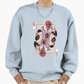 Player Sports Quarterback 14 Wide Sweatshirt - Graphic Print Men Women - T-Shirt, Sweatshirt, Hoodie
