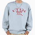 Utah Utes Bow Arch Collegiate Sweatshirt - Minimalist Print Unisex - T-Shirt, Sweatshirt, Hoodie