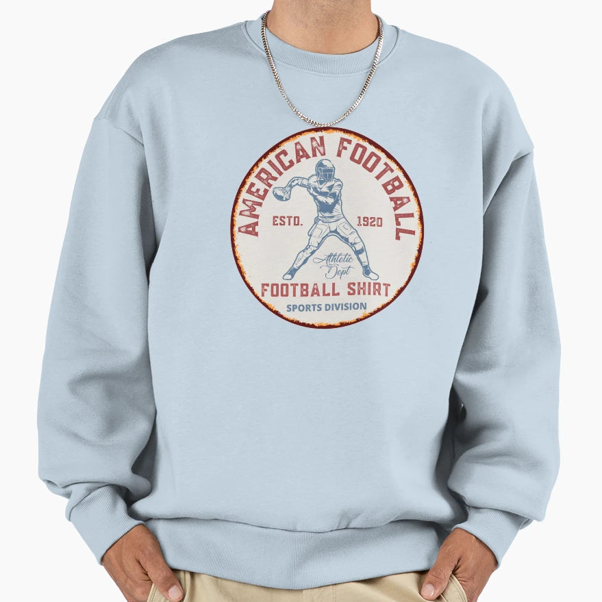 Distressed American Football T-Shirt - Casual Everyday Wear Men Women - T-Shirt, Sweatshirt, Hoodie