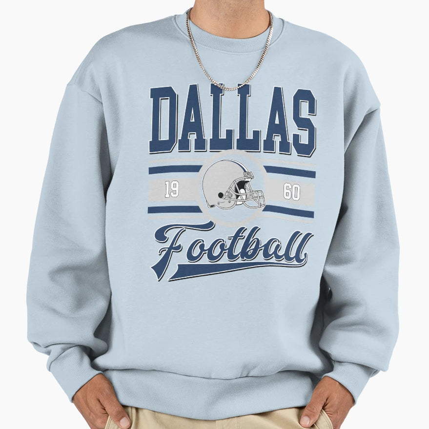Dallas Football Sweatshirt - Graphic Print for Adults - T-Shirt, Sweatshirt, Hoodie