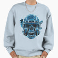 Frozen Fury Helmet Sweatshirt - Aesthetic Graphic Men Women - T-Shirt, Sweatshirt, Hoodie