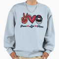 Peace Love Texans Football Team Sweatshirt - Streetwear Style Men Women - T-Shirt, Sweatshirt, Hoodie