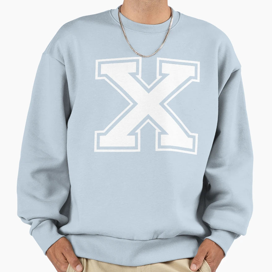 Letter X Alphabet Sweatshirt - Fun Novelty Design Men Women - T-Shirt, Sweatshirt, Hoodie